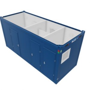 WC-Container 20' D/H barrierefrei