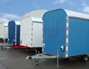 Bauwagen mit WC