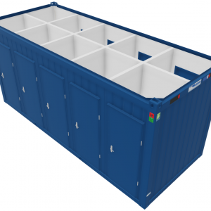 WC-Container 20' "Maxi" 10 Kabinen