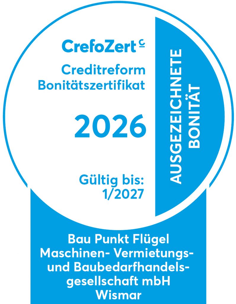 Creditreform Bonitätszertifikat gültig bis 1/2027