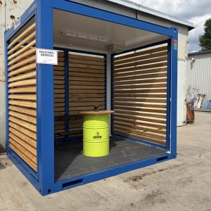 Terrassencontainer 10' mit Dach
